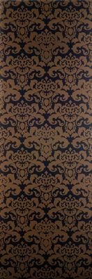 SERANİT FANCY DAMASCO SİYAH PARLAK 1. 30x90