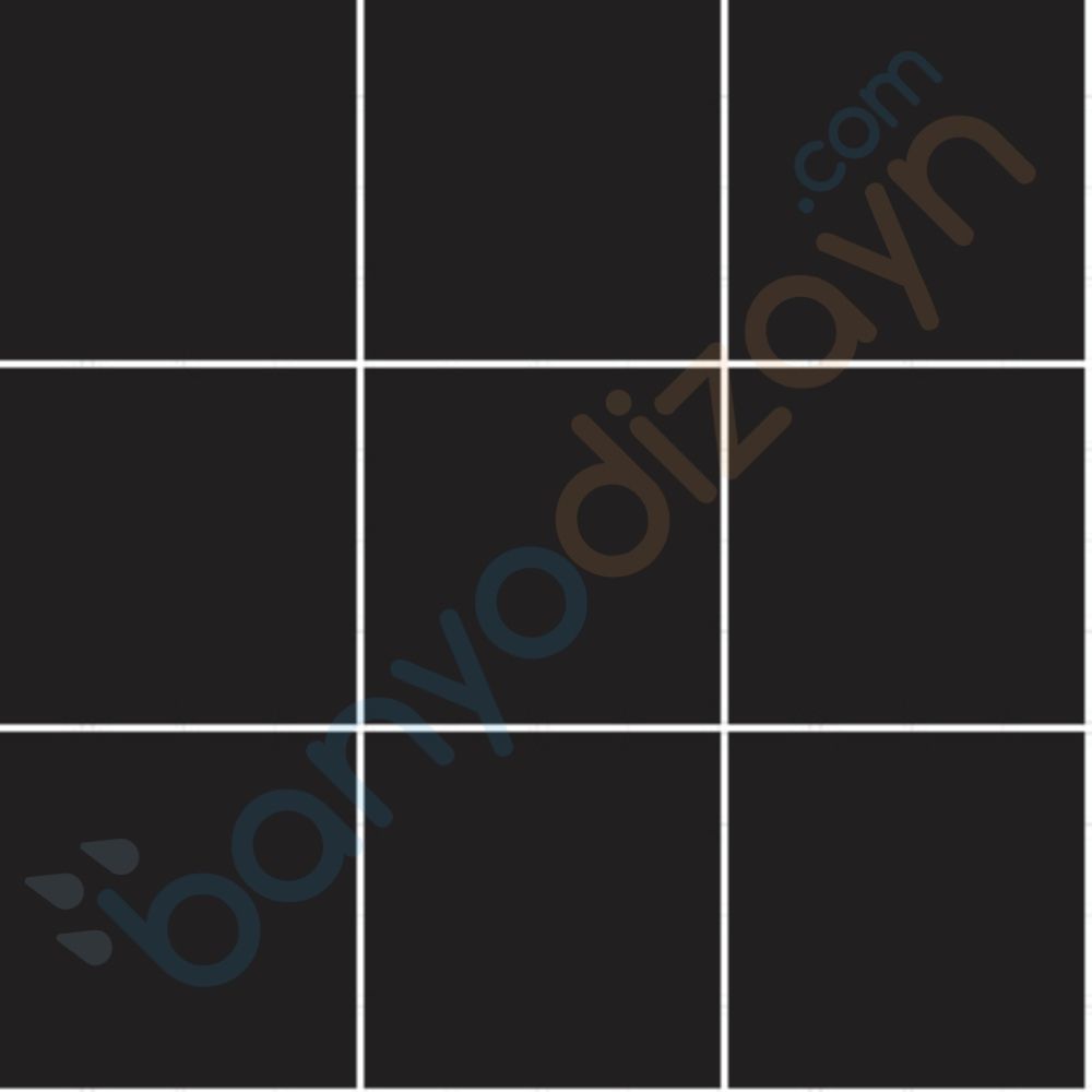 10X10 VİTRA RAL 0001500 C(NF) MAT nR SİYAH pkt (1)