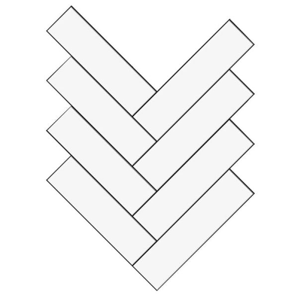 5x20 VİTRA RAL 9016 HERRINGBONE MATT (Balıksırtı) nR 1. pkt (0,88)