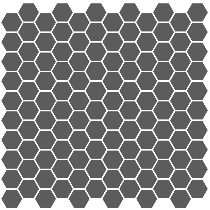 2,5x2,5 VİTRA HEXAGON RAL5500 MAT / HEX DARK GREY MATT 1.  pkt (1)