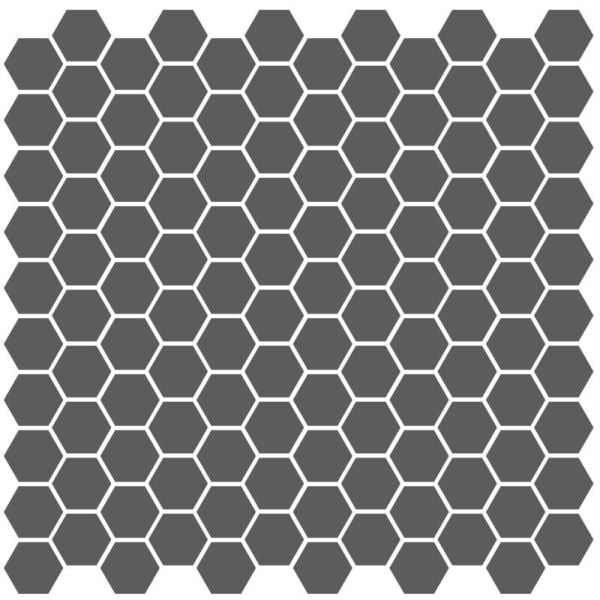 2,5x2,5 VİTRA HEXAGON RAL5500 MAT / HEX DARK GREY MATT 1.  pkt (1)