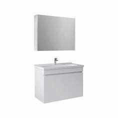 KALE KREA BANYO DOLABI 80 cm Beyaz (Kapaklı)