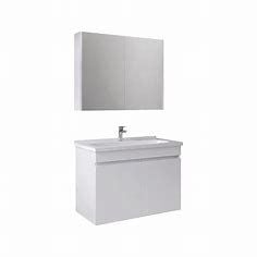 KALE KREA BANYO DOLABI 80 cm Beyaz (Kapaklı)