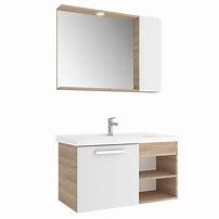 KALE MARE BANYO DOLABI 100cm Byz / Meşe