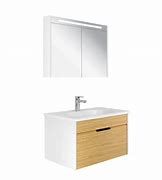 KALE MOTION BANYO DOLABI 80 cm SET Byz./Meşe