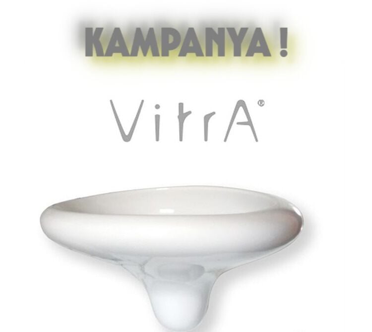 VİTRA İSTANBUL ENT. LAVABO 60cm + Pik Döküm Byz Seramik Tapalı SİFON