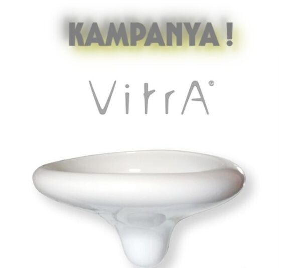 VİTRA İSTANBUL ENT. LAVABO 60cm + Pik Döküm Byz Seramik Tapalı SİFON