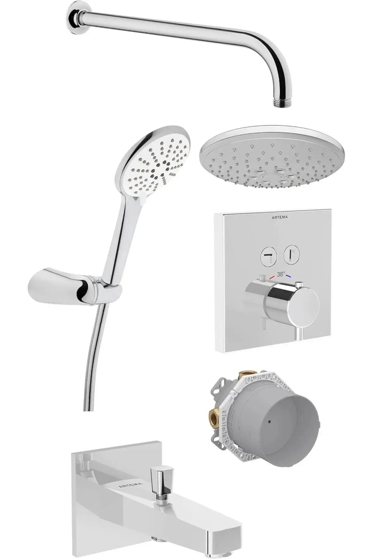 ARTEMA AquaControl Round Ank. Termostatik Oval (49328)